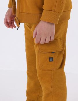 Pantalon Mayoral Jogger Cargo Ocre Para Niño