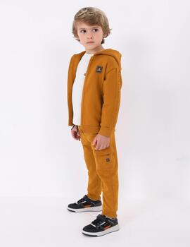 Pantalon Mayoral Jogger Cargo Ocre Para Niño