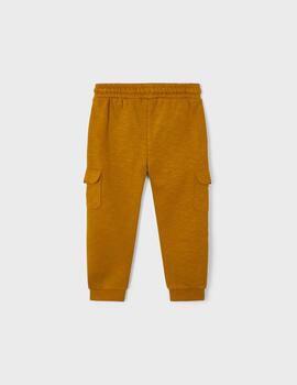 Pantalon Mayoral Jogger Cargo Ocre Para Niño