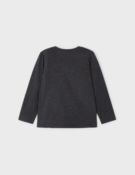 Camiseta Mayoral M/L Gris Para Niña