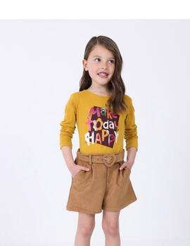 Camiseta Mayoral Mostaza Para Niña