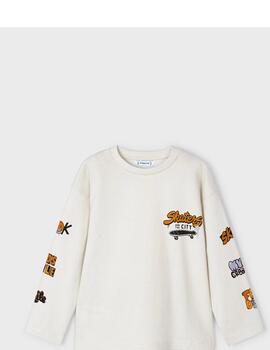 Camiseta Mayoral Skaters Glaciar Para Niño