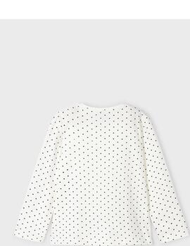 Camiseta Mayoral Corazones Crudo Para Niña