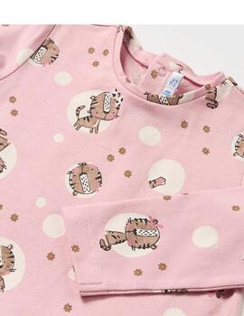 Camiseta Mayoral Estampada Rosa Para Bebé Niña