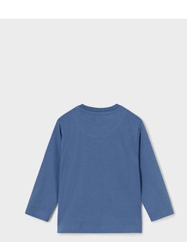 Camiseta Mayoral Hamburguesa Azul Para Bebé Niño