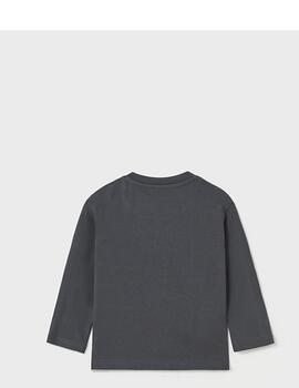 Camiseta Mayoral Zorro Gris Para Bebé Niño