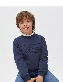 Pullover Mayoral Bordados Azul Para Niño