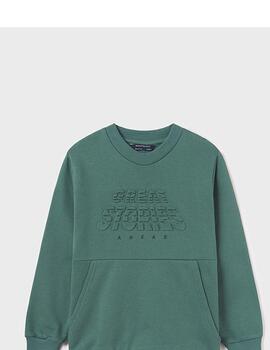 Pullover Mayoral Embossed Menta Para Niño