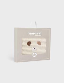 Manta Mayoral Beige Para Bebé