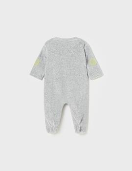 Pelele Mayoral Tundosado Gris Unisex Para Bebè