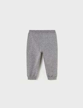 Pantalon Mayoral Jogger Tricot Gris  Para Bebè