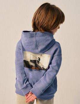 Sudadera Mayoral Skater Lila Para Niño