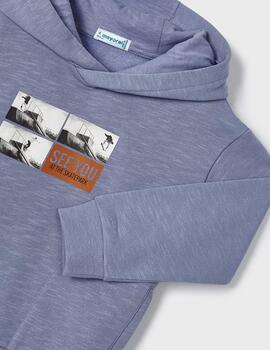 Sudadera Mayoral Skater Lila Para Niño