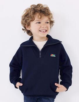 Sudadera Mayoral  Cremallera Marino Para Niño