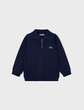 Sudadera Mayoral  Cremallera Marino Para Niño