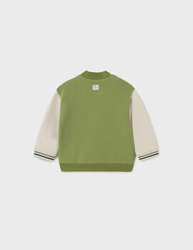 Sudadera Mayoral Canguro SinCapucha Verde Para Beb