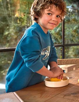 Sudadera Mayoral Oso Azulon Para Niño