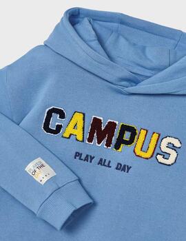 Sudadera Mayoral Campus Azul Para Niño