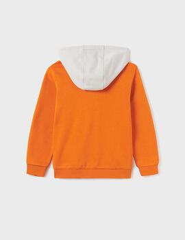 Sudadera Mayoral Contraste Naranja Para Niño