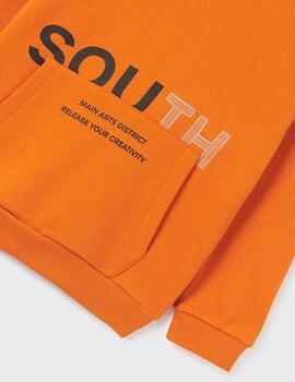 Sudadera Mayoral Contraste Naranja Para Niño