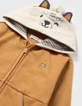 Sudadera Mayoral Zorro Camel Para Bebé