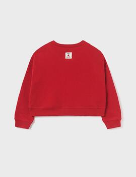 Pullover Mayoral Grafica Rojo Para Niña
