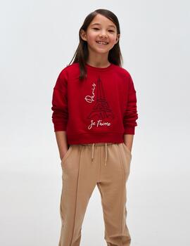 Pullover Mayoral Grafica Rojo Para Niña