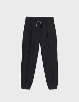 Pantalon Mayoral Chandal Felpa Negro Para niña