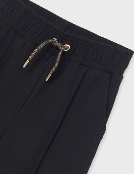 Pantalon Mayoral Chandal Felpa Negro Para niña