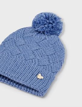 Gorro Mayoral Tricot Añil Para Niña