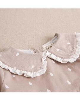 Vestido Dadati Beige Para Bebé