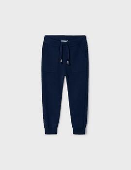 Pantalon Mayoral Jogger Tricot Marino Para Niña