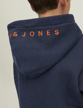 Sudadera Jack Jones Marino Para Niño