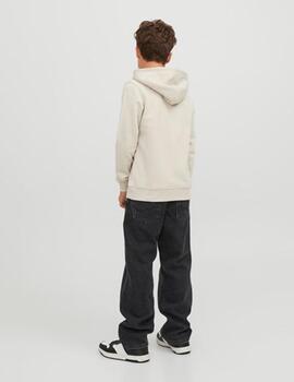 Sudadera Jack Jones Beige Para Niño