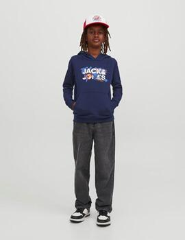 Sudadera Jack Jones  Navy Marino Para Chico