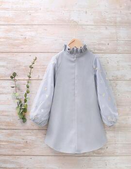 Vestido Dadati Gris Para Niña