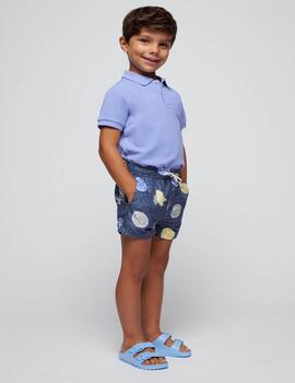 Polo Mayoral Lila Para Niño