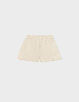 Short Mayoral Lino Beige Para Bebé