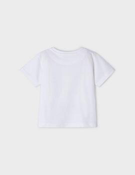 Camiseta Mayoral Life Blanco Para Niño