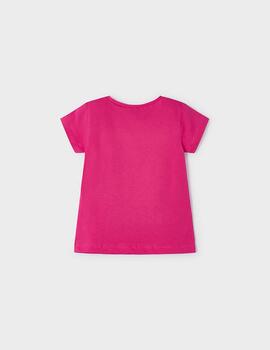 Camiseta Mayoral M/C Fucsia Para Niña