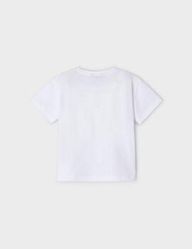 Camiseta Mayoral Riñonera Blanca para Niño