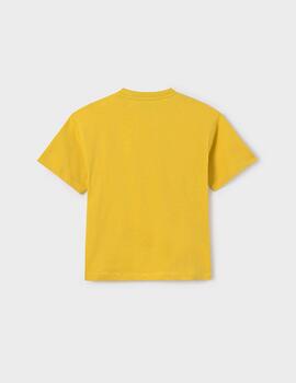 Camiseta Mayoral Embossed Amarilla Para Niño