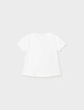 Camiseta Mayoral M/C Crudo Para Bebè