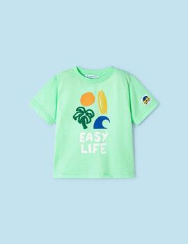 Camiseta Mayoral Palmeras Verde Para Niño