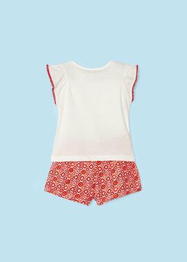 ConJ. Mayoral Short Estampado Granadina Para Niña