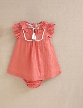 Vestido Dadati Coral Para Bebé