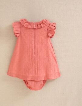 Vestido Dadati Coral Para Bebé