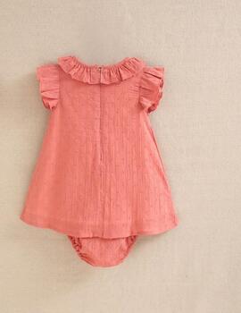 Vestido Dadati Coral Para Bebé