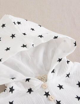 Camisa Dadati Estrellas Blanca Para Niño