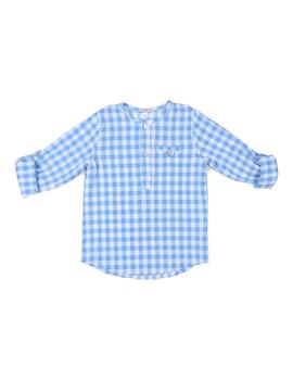 Camisa Popys Cuadritois Azul Pasra NIño